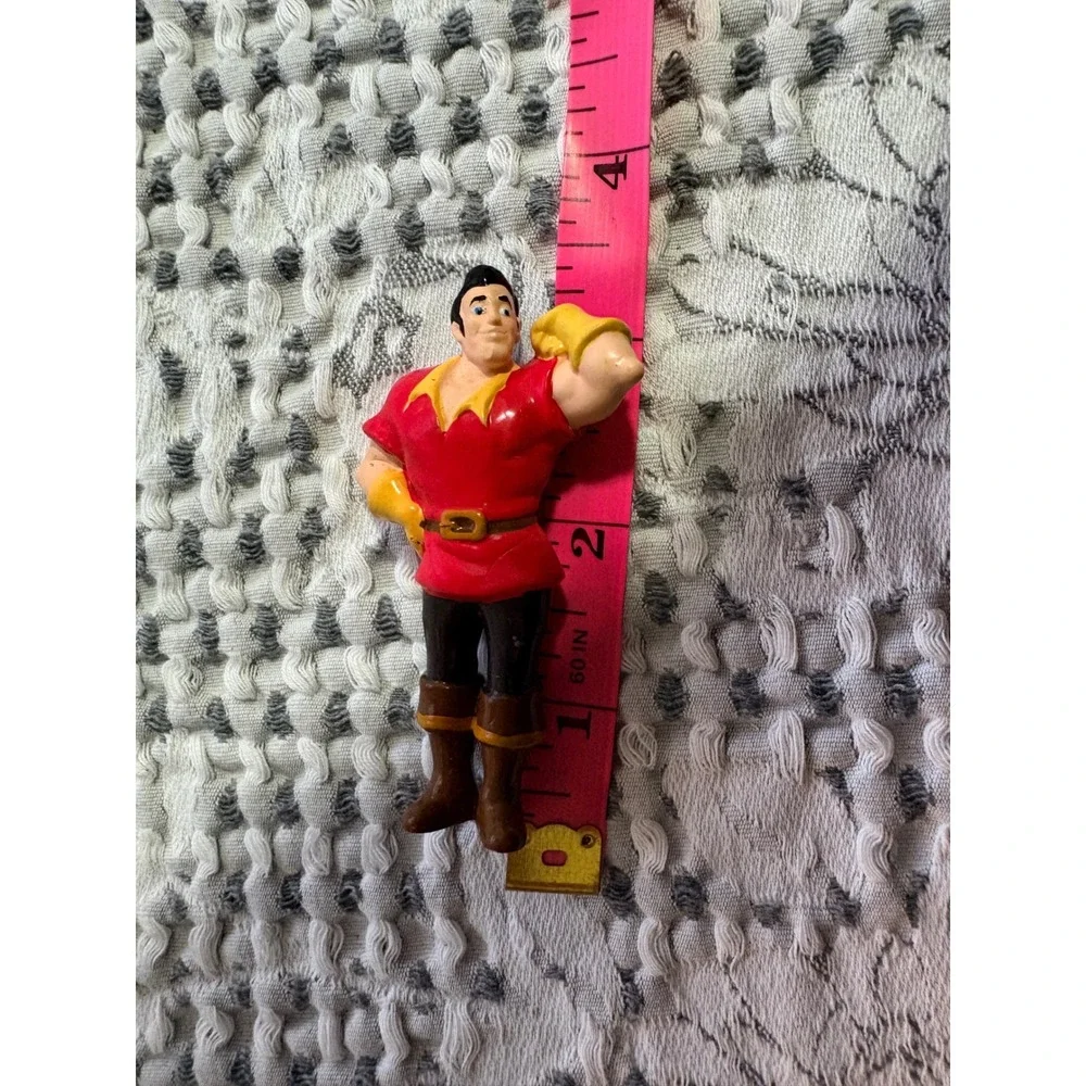 Vintage Disney Beauty and the Beast Gaston‎ PVC Figure Flexing Muscle 3.5